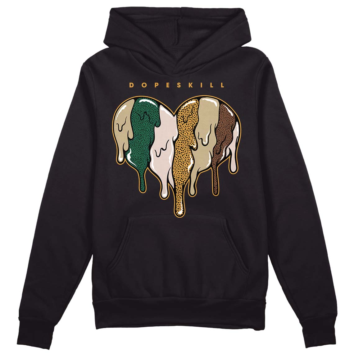 Safari Dunk Low superstreetwear Hoodie Sweatshirt Slime Drip Heart Graphic