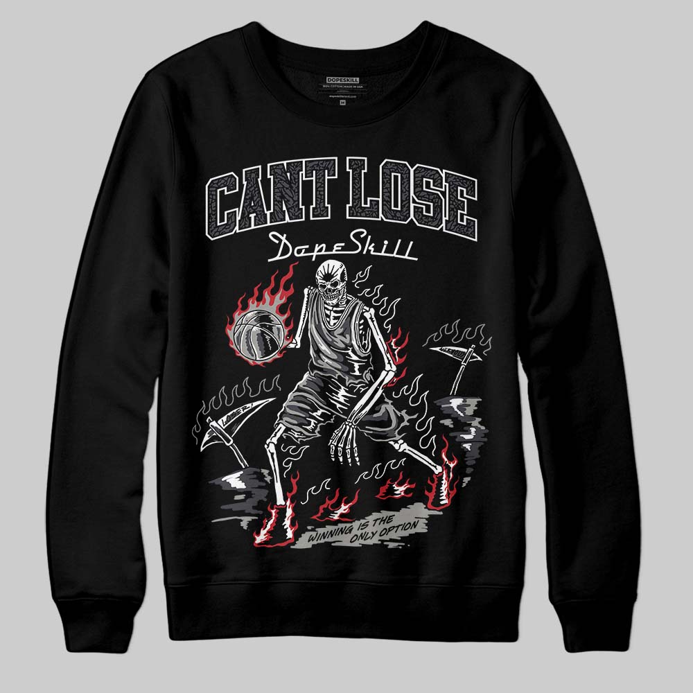 Black Cat 3s superstreetwear Sweatshirt Cant Lose Graphic