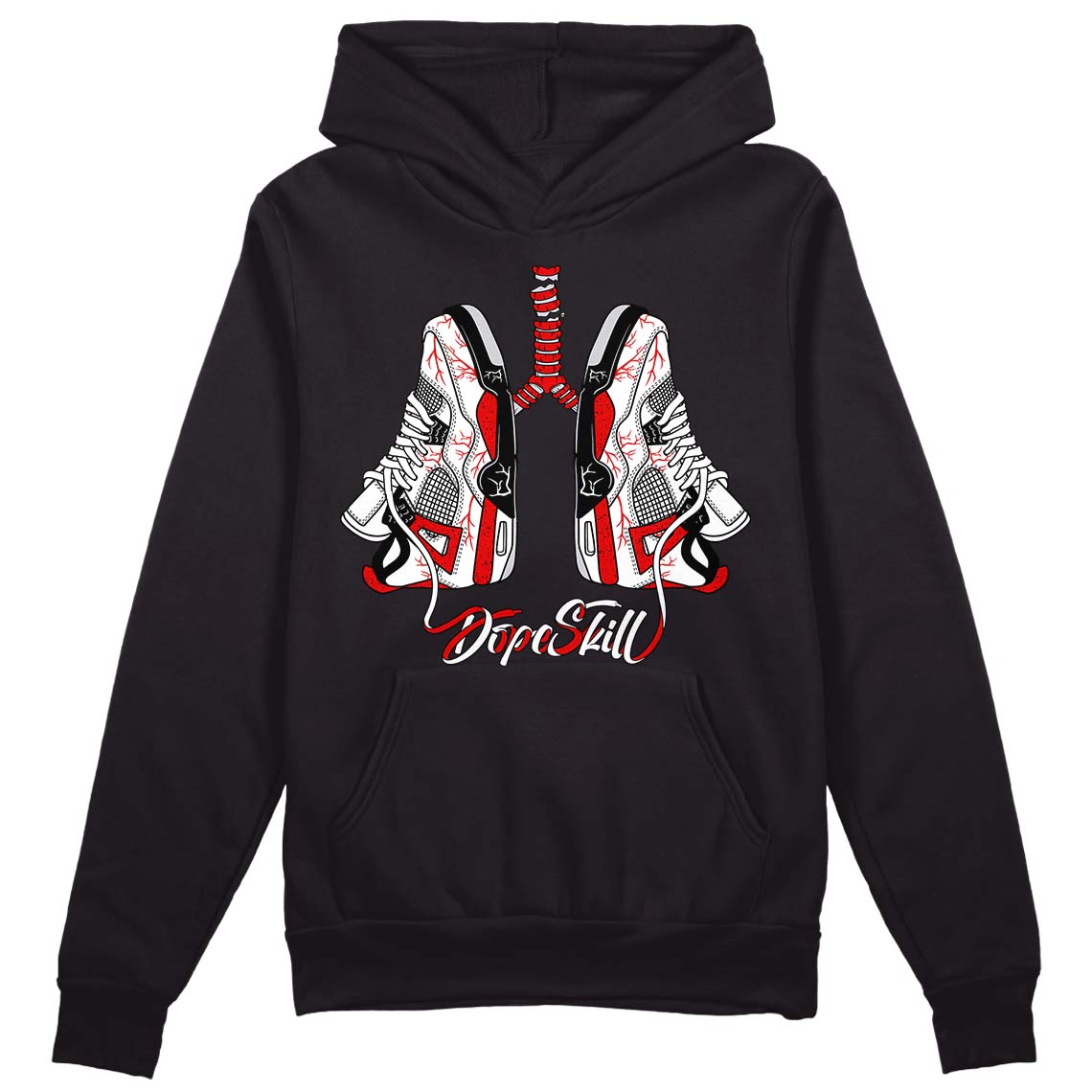 Red Cement 4S superstreetwear Hoodie Sweatshirt Breathe Graphic