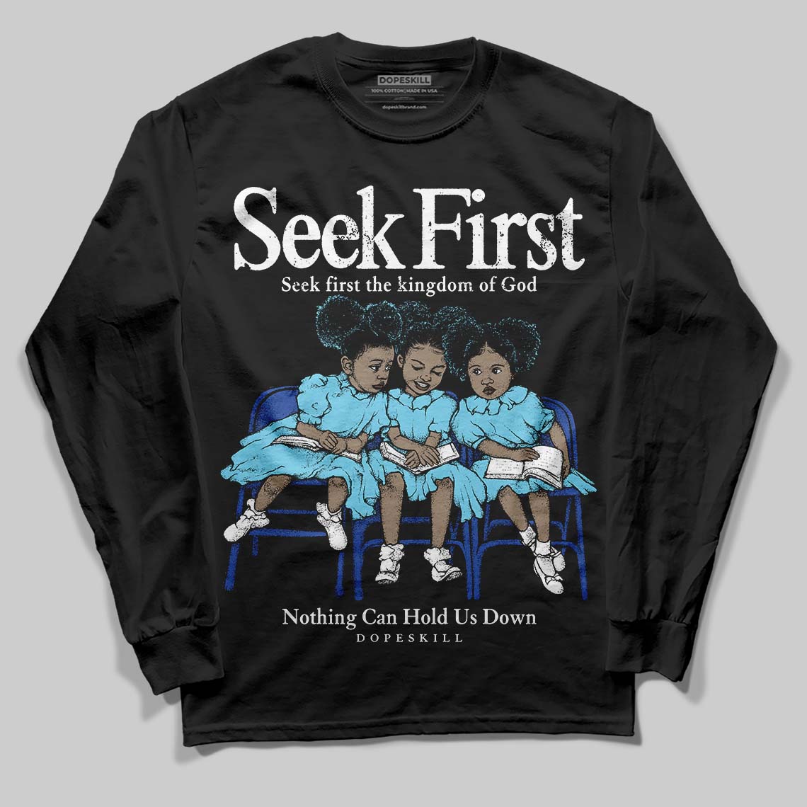 SB Dunk Argon superstreetwear Long Sleeve T-Shirt New Seek First Graphic