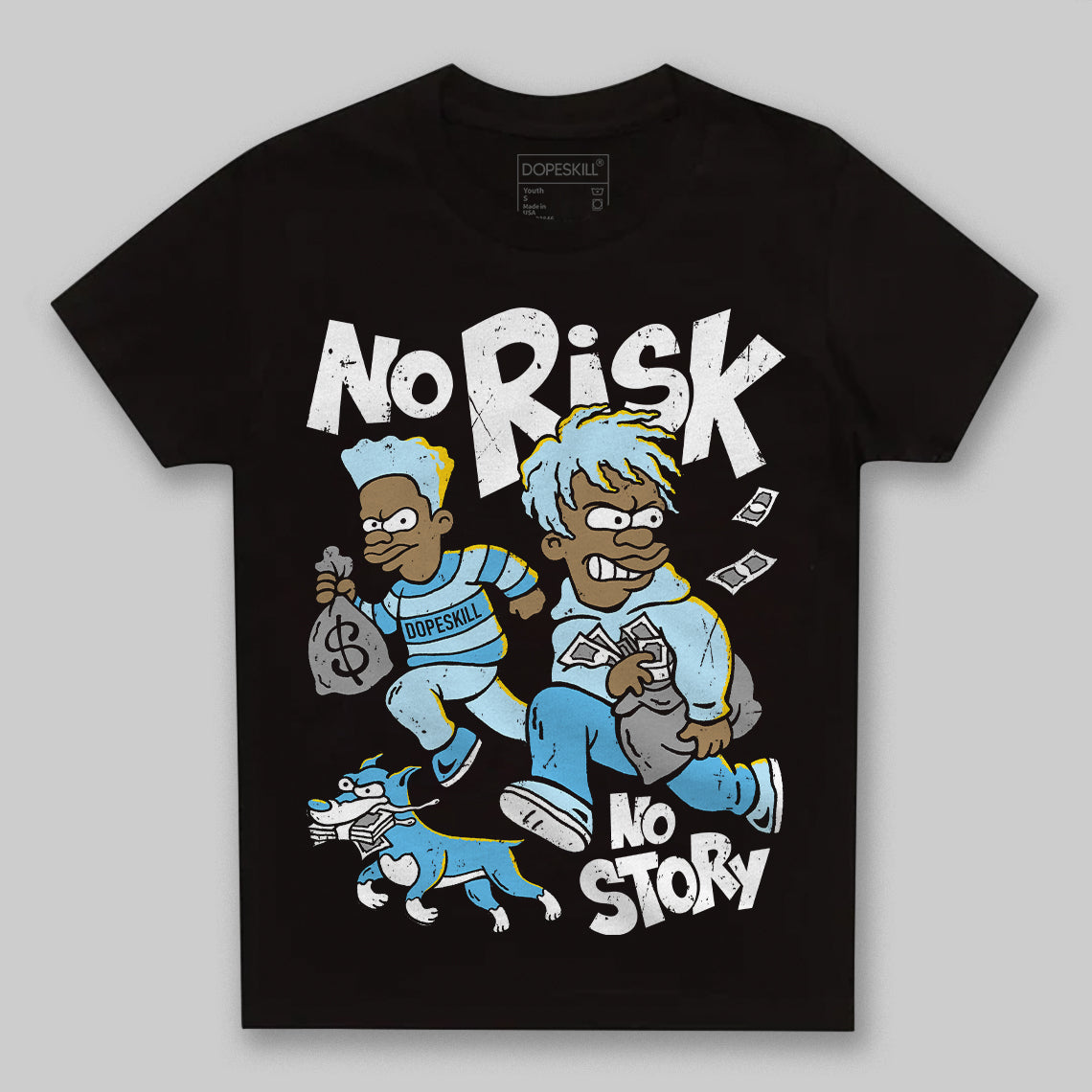 Legend Blue 11s superstreetwear Toddler Kids T-shirt No Risk No Story Graphic