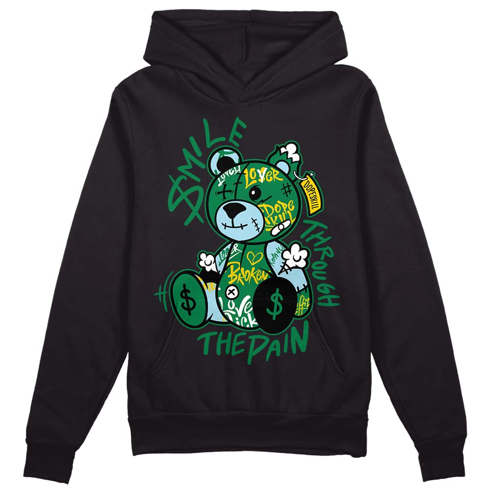 Lucky Green 5s superstreetwear Hoodie Sweatshirt Smile Through The Pain Graphic