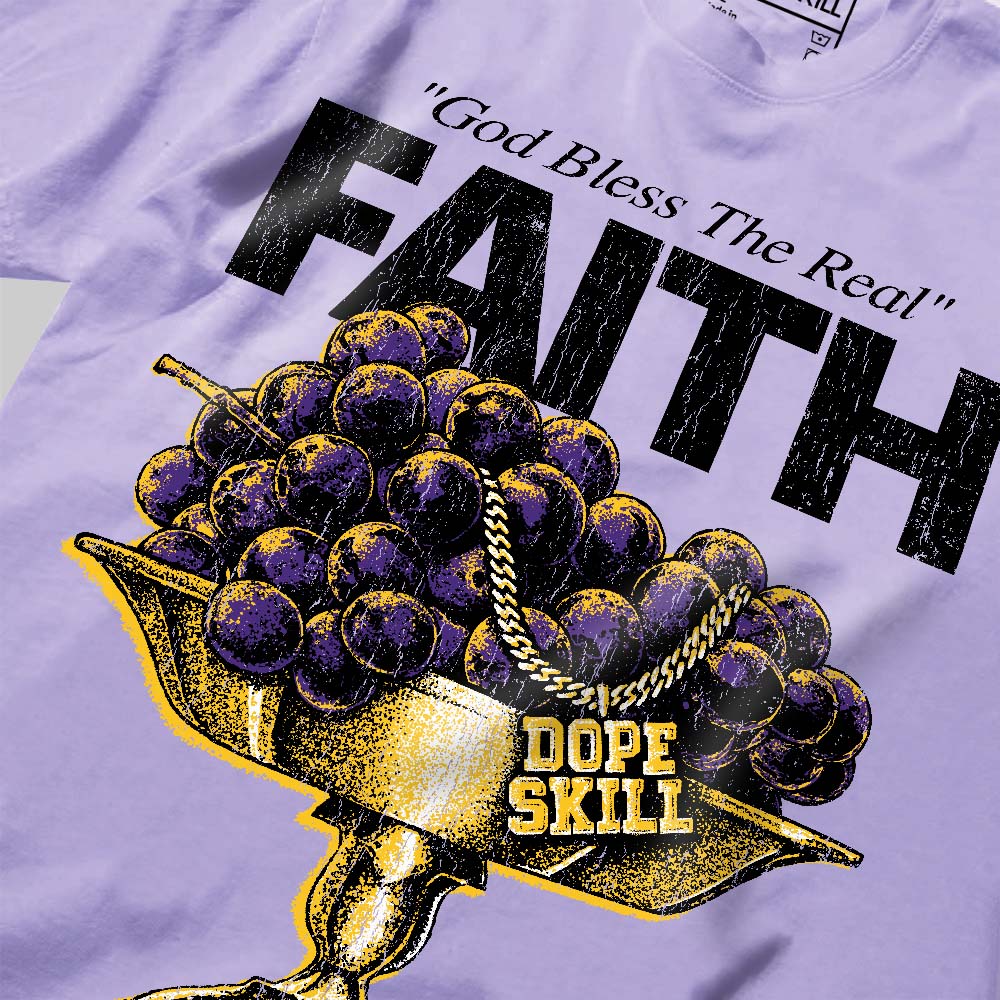 Grape 5s superstreetwear Premium T-shirt Faith Graphic