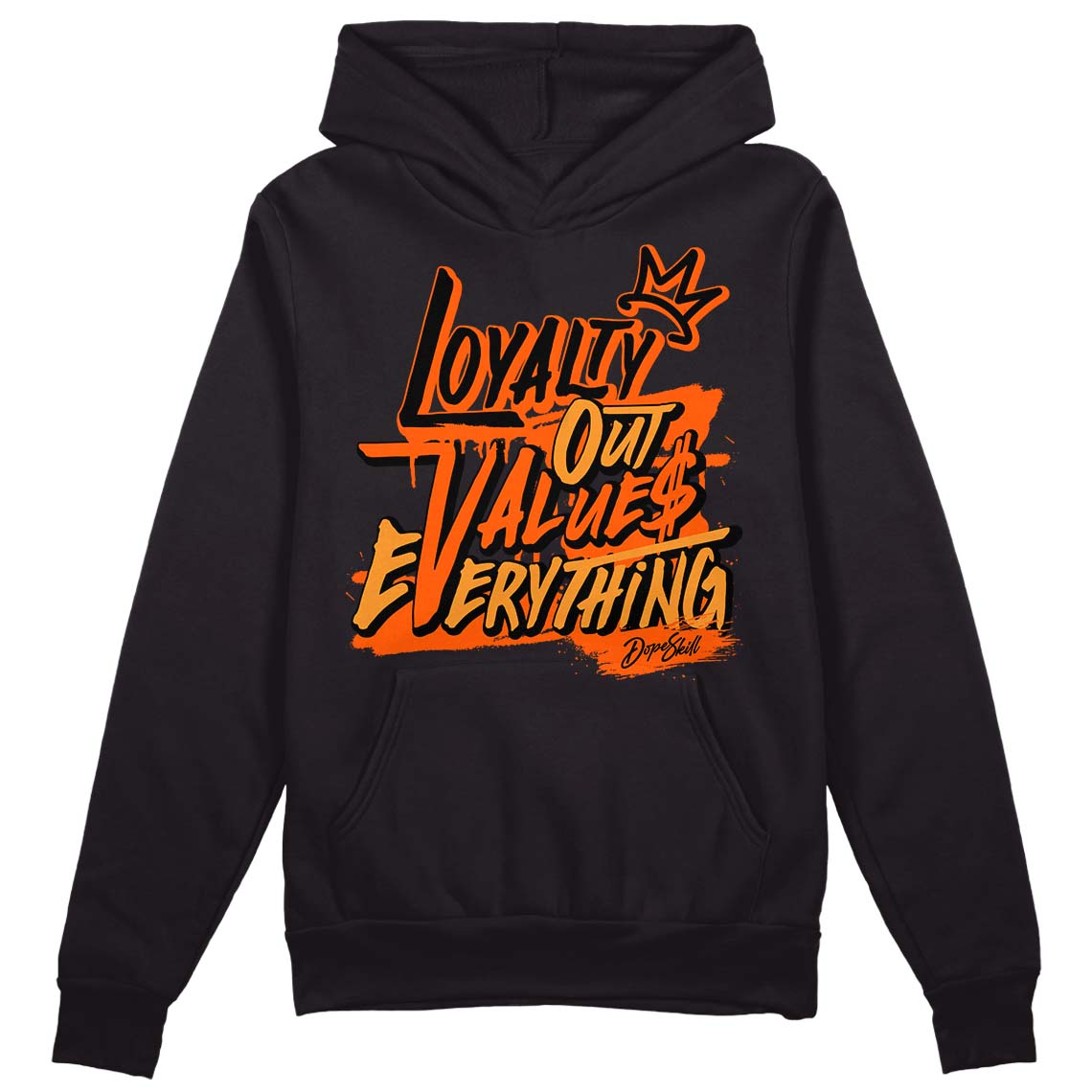 Brilliant Orange 12s superstreetwear Hoodie Sweatshirt LOVE Graphic