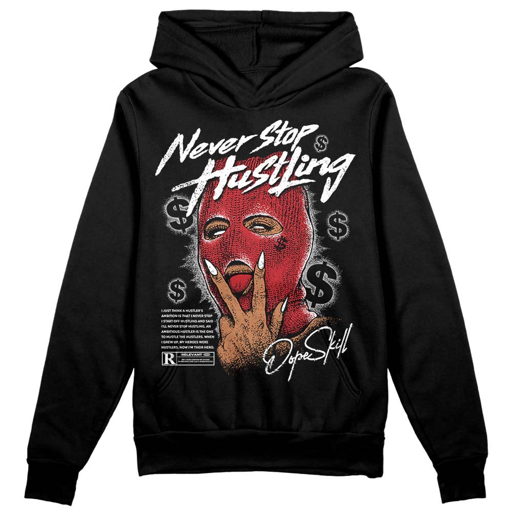 Red Taxi 12s superstreetwear Hoodie Sweatshirt Never Stop Hustling Graphic