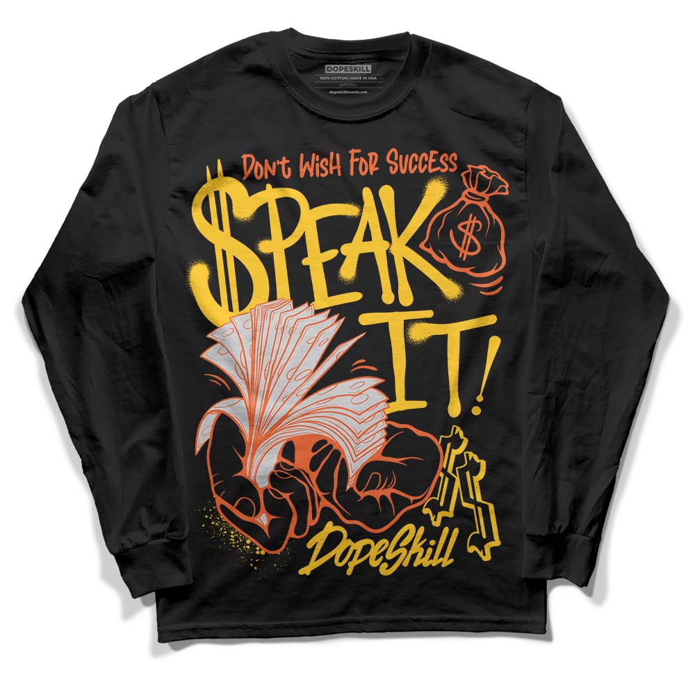 Yellow Collection superstreetwear Long Sleeve T-Shirt Speak It Graphic