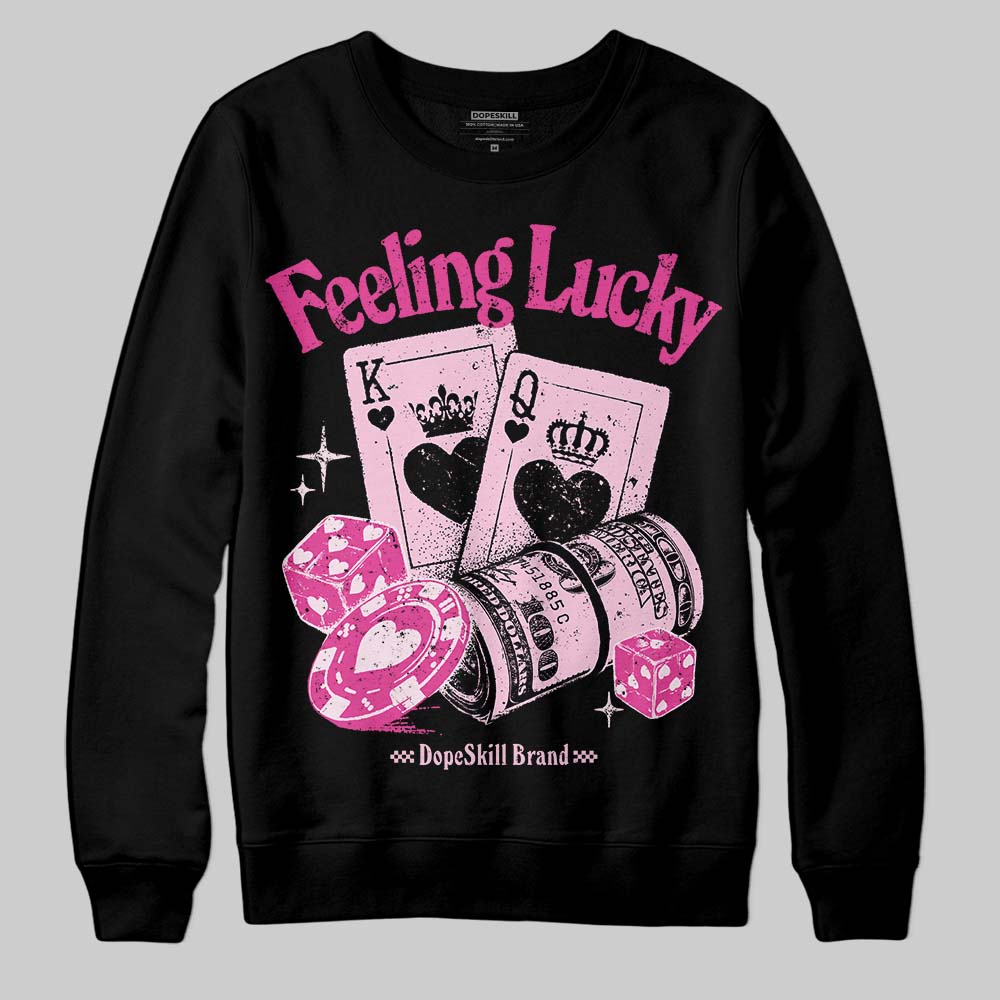Triple Pink Dunk superstreetwear Sweatshirt Feeling Lucky Graphic