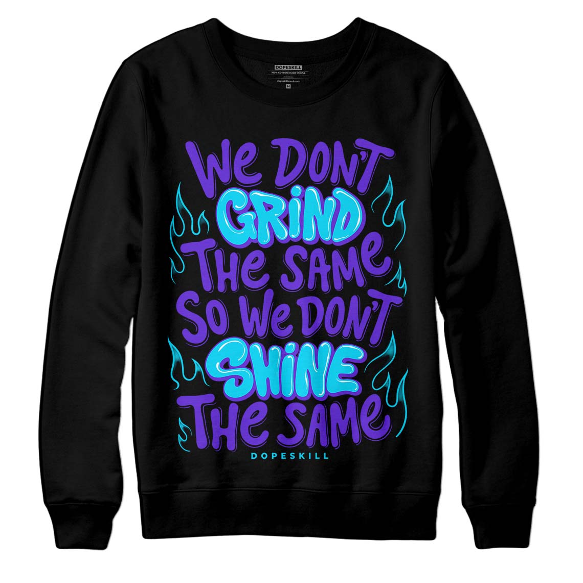 Aqua 6s superstreetwear Sweatshirt Grind Shine Graphic