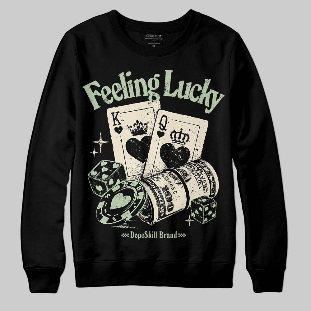 Seafoam 4s 2025 superstreetwear Sweatshirt Feeling Lucky Graphic