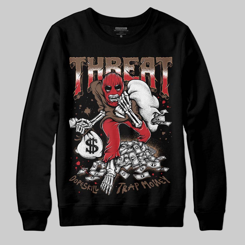 Olive 9s superstreetwear Sweatshirt Threat Graphic