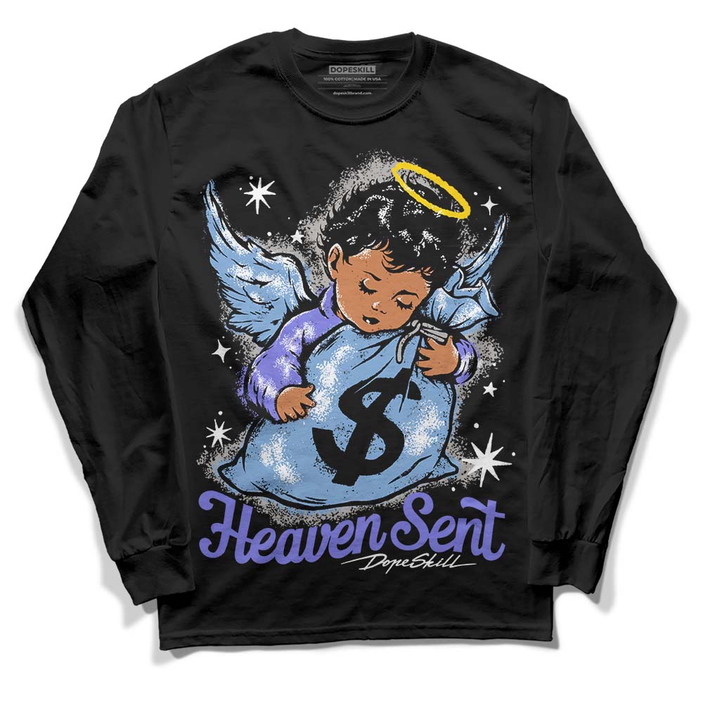 University Blue Collection superstreetwear Long Sleeve T-Shirt Heaven Sent Graphic