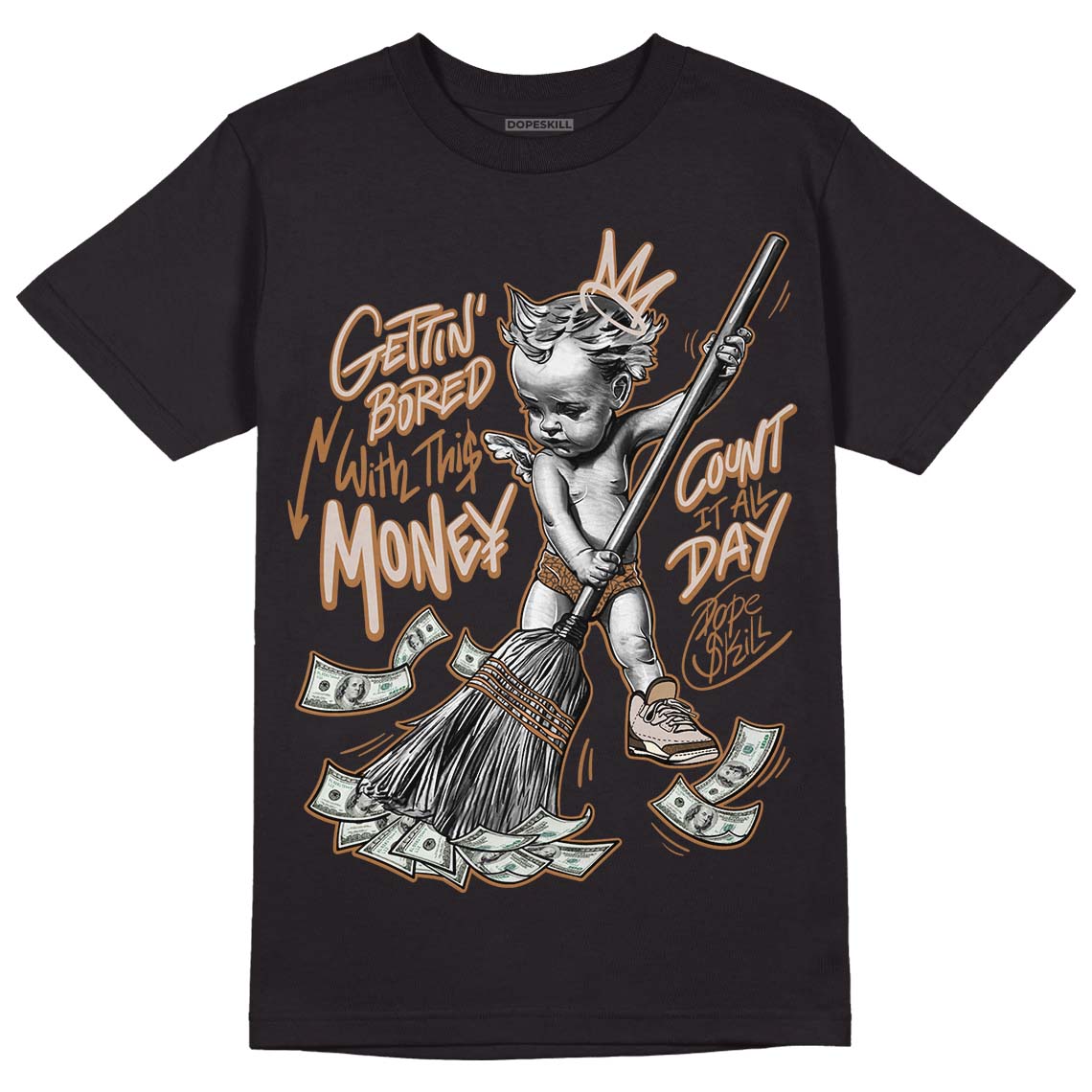 Palomino 3s superstreetwear T-Shirt Gettin Bored With This Money Graphic