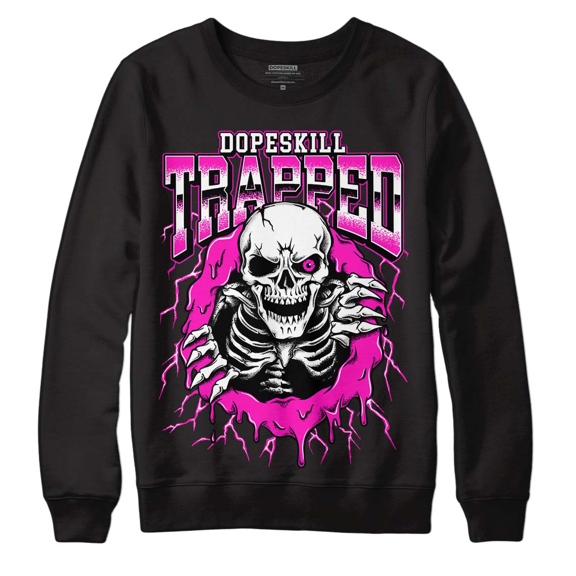 Dunk Low Active Fuchsia superstreetwear Sweatshirt Trapped Halloween Graphic