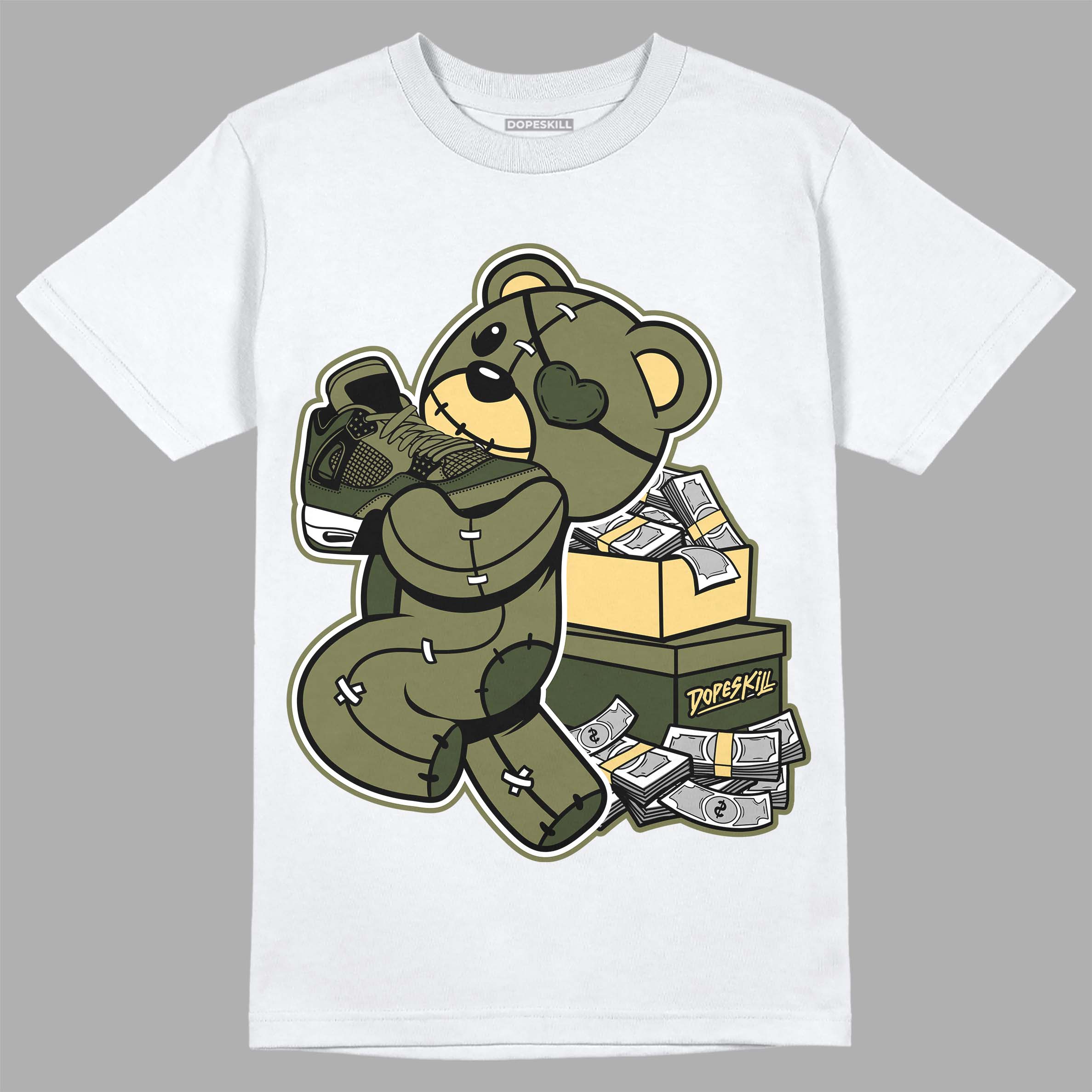 Craft Olive 4s superstreetwear T-Shirt Bear Steals Sneaker Graphic