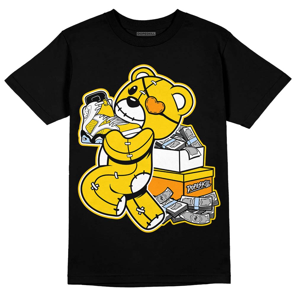 Yellow Ochre 6s superstreetwear T-Shirt Bear Steals Sneaker Graphic