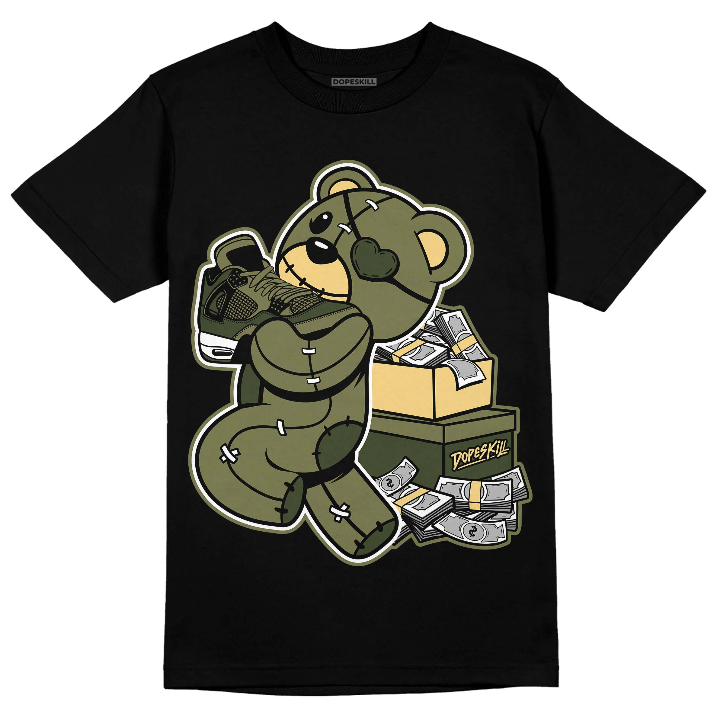 Craft Olive 4s superstreetwear T-Shirt Bear Steals Sneaker Graphic