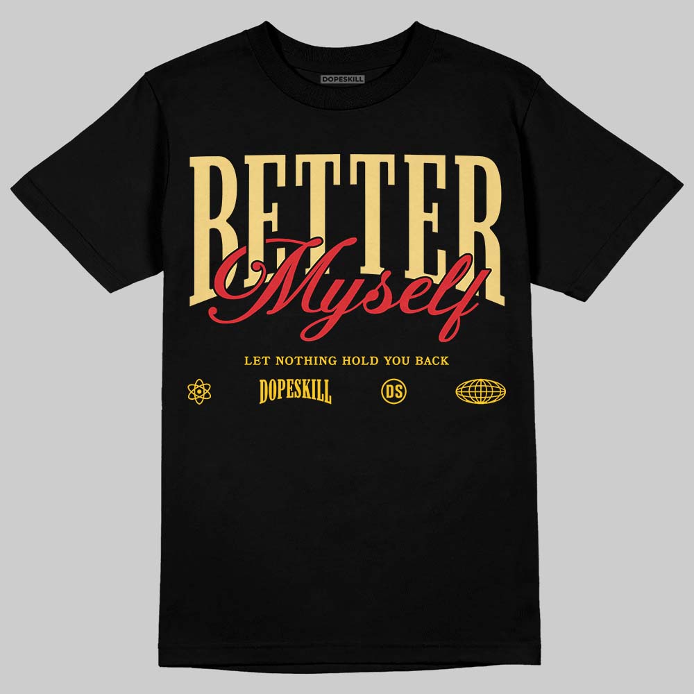 Quai 54 x Tour Yellow Black 1s superstreetwear T-Shirt Better Myself Graphic