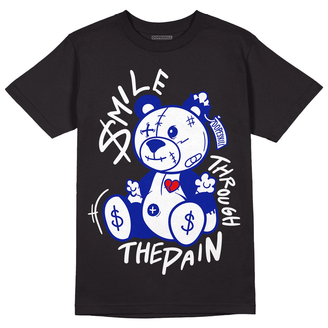 Racer Blue White Dunk Low superstreetwear T-Shirt BEAN Graphic