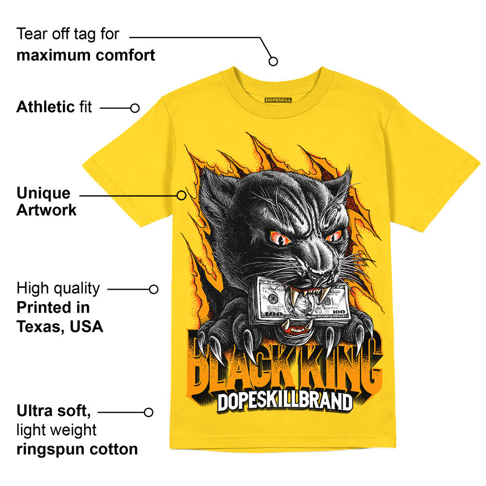 Yellow Ochre 6s superstreetwear Yellow T-shirt Black King Graphic