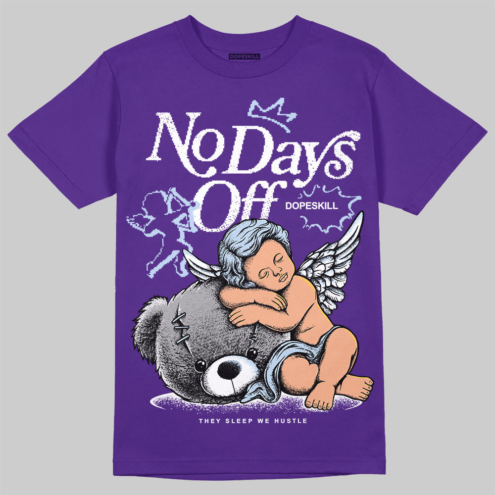 Grape 5s superstreetwear T-Shirt New No Days Off Graphic