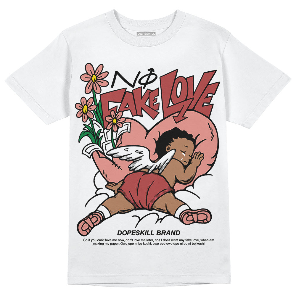 Dune Red 13s superstreetwear T-Shirt No Fake Love Graphic