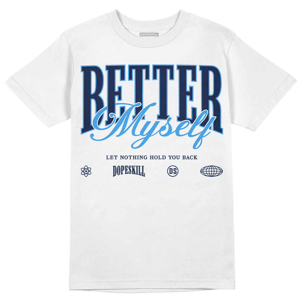 Midnight Navy 3s superstreetwear T-Shirt Better Myself Graphic