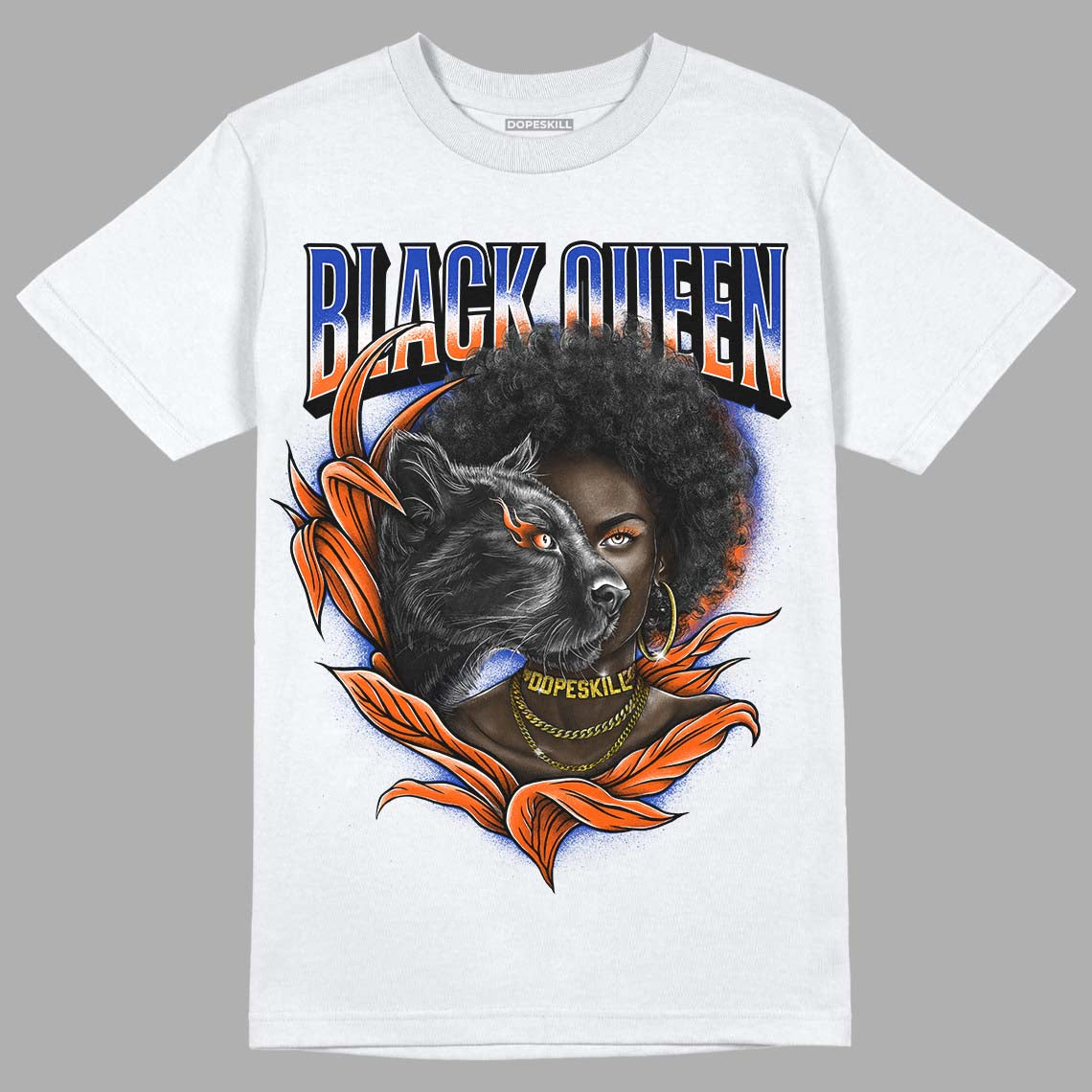 Dunk Low Futura Orange Blaze superstreetwear T-Shirt New Black Queen Graphic