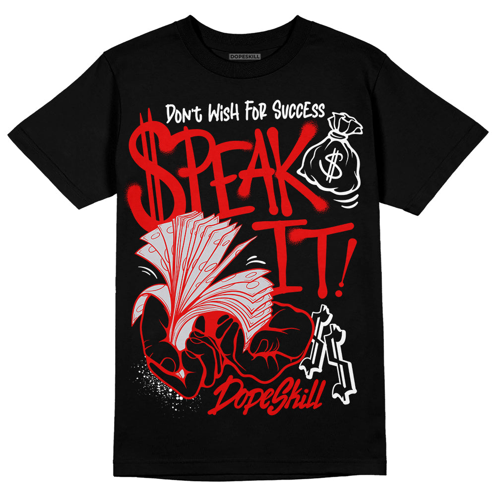 Red Cement 4S superstreetwear T-Shirt Speak It Graphic