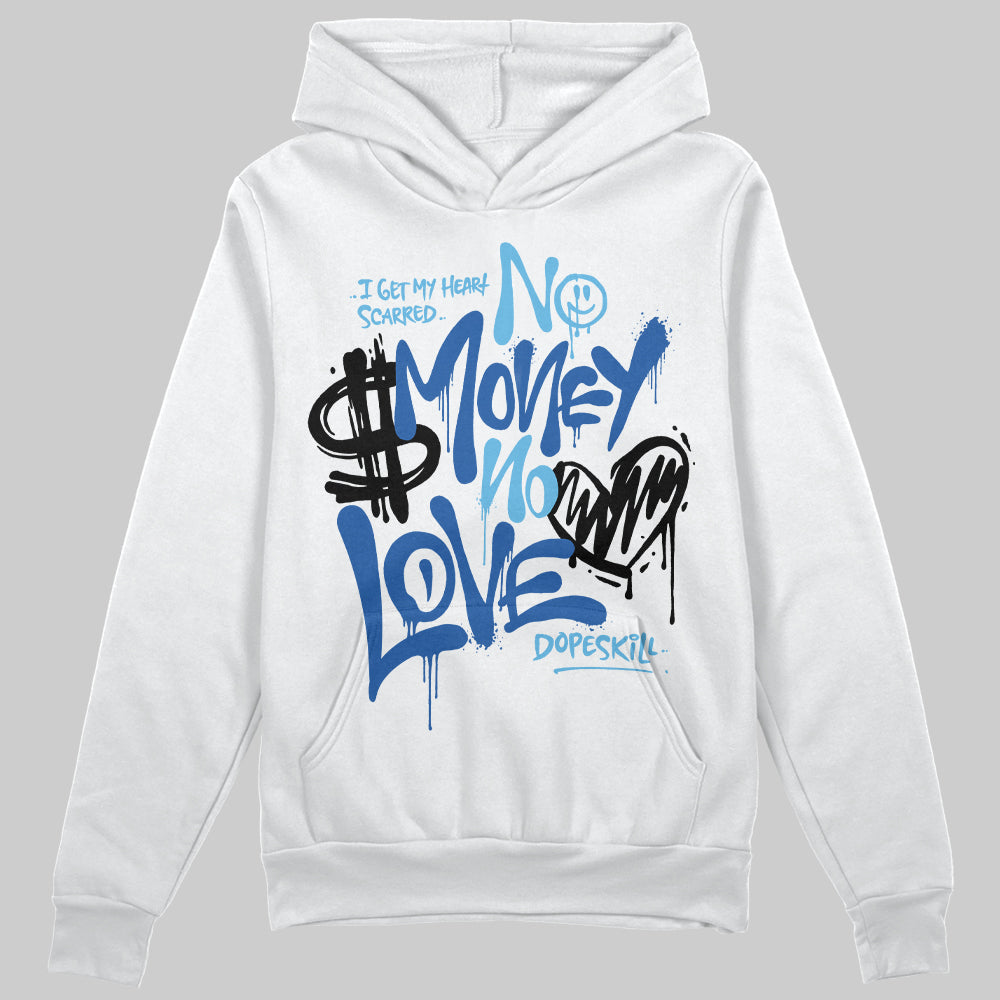 Blueberry 12s superstreetwear Hoodie Sweatshirt No Money No Love Typo Graphic