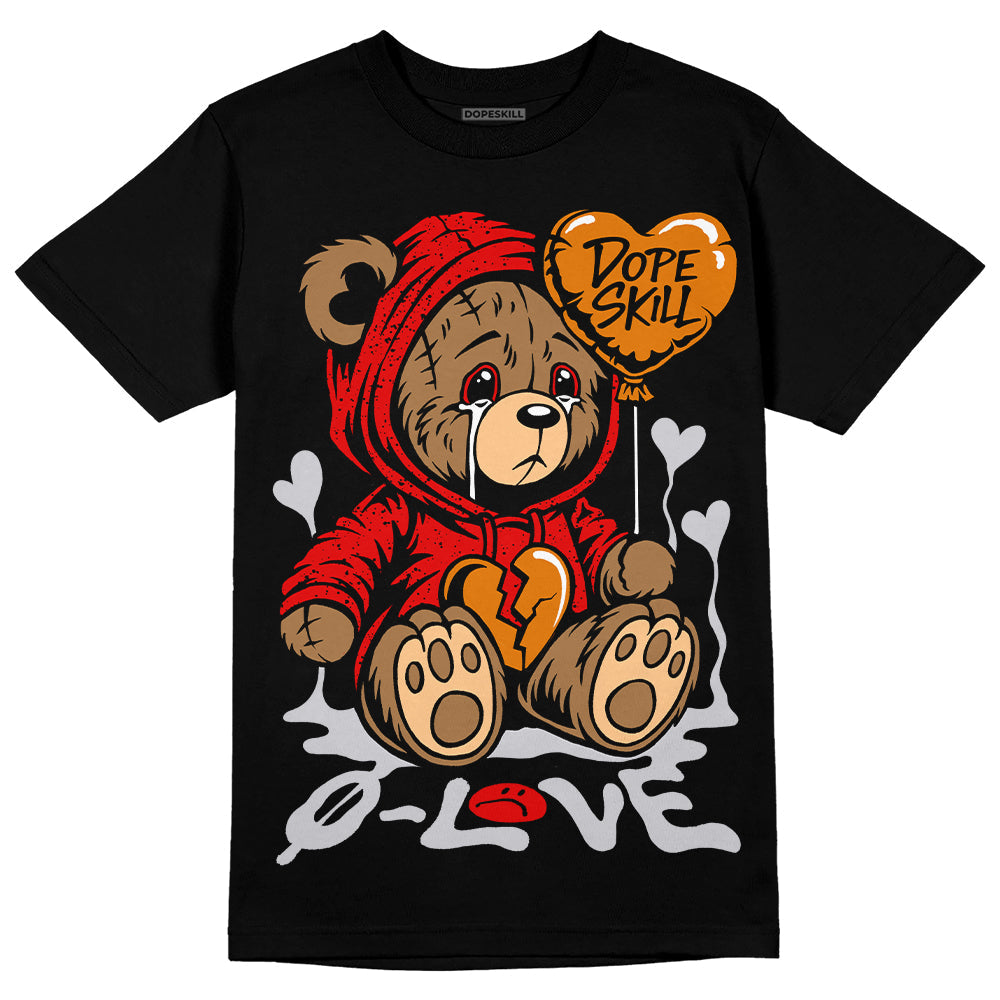 Red Cement 4S superstreetwear T-Shirt Broken Bear Graphic