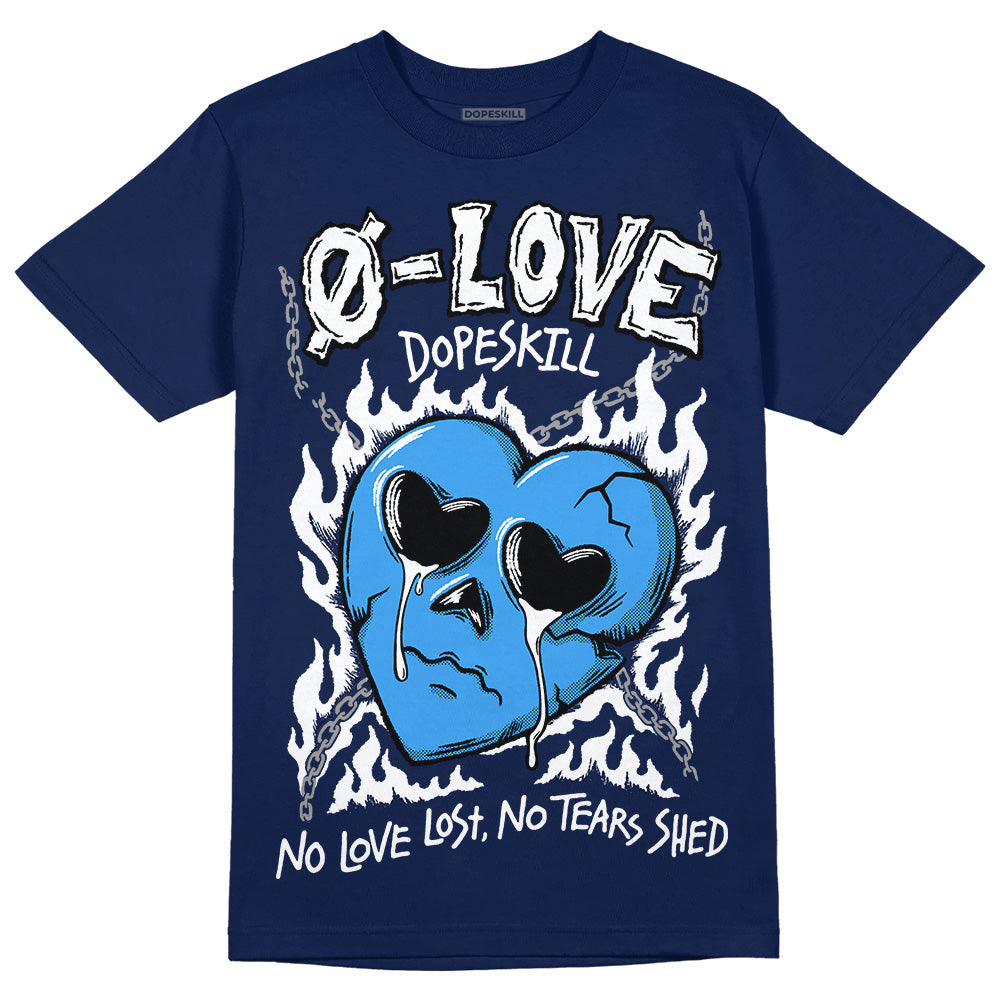 Midnight Navy 3s superstreetwear Navy T-shirt Crying Heart Graphic