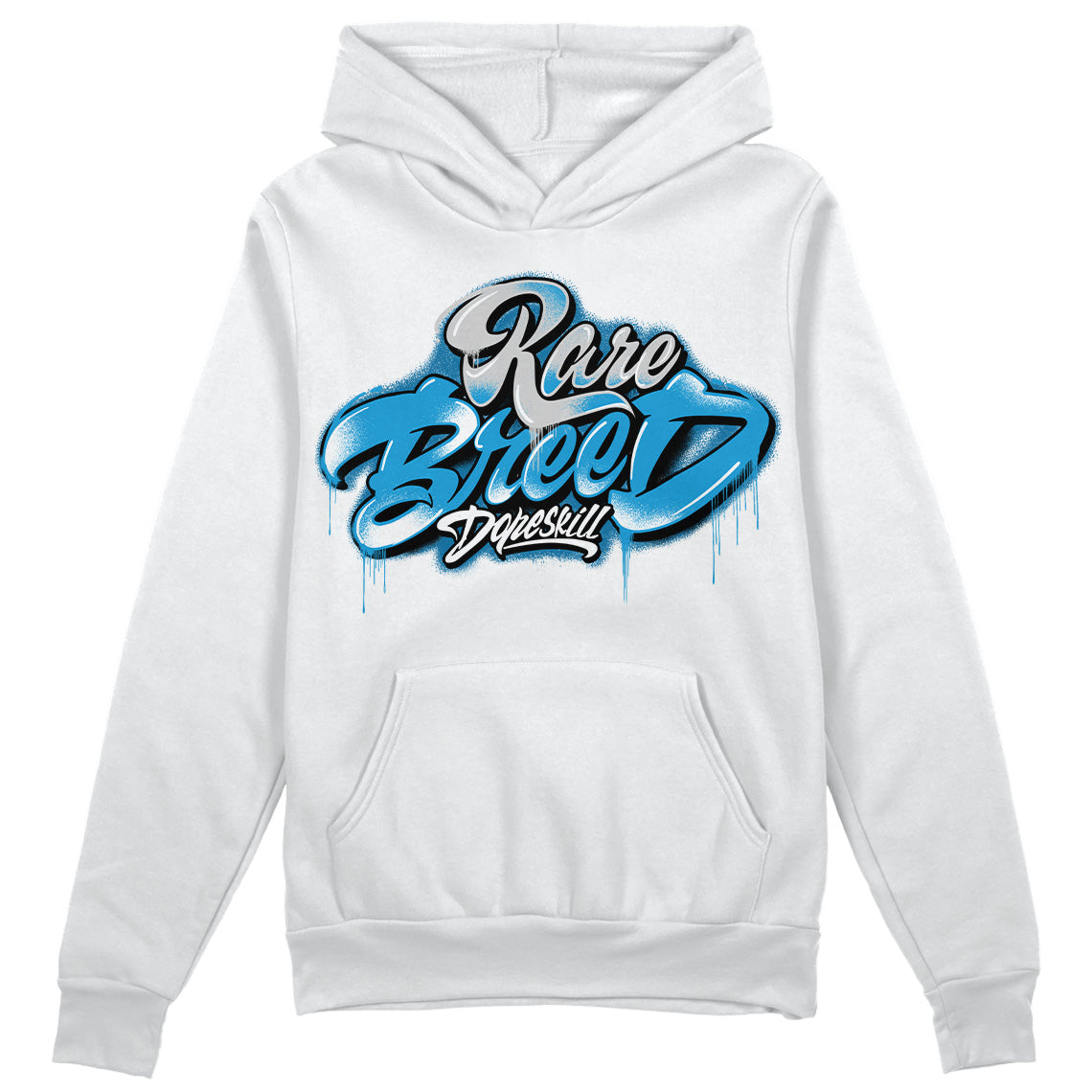 Military Blue 4s superstreetwear Hoodie Sweatshirt Rare Breed Type Graphic