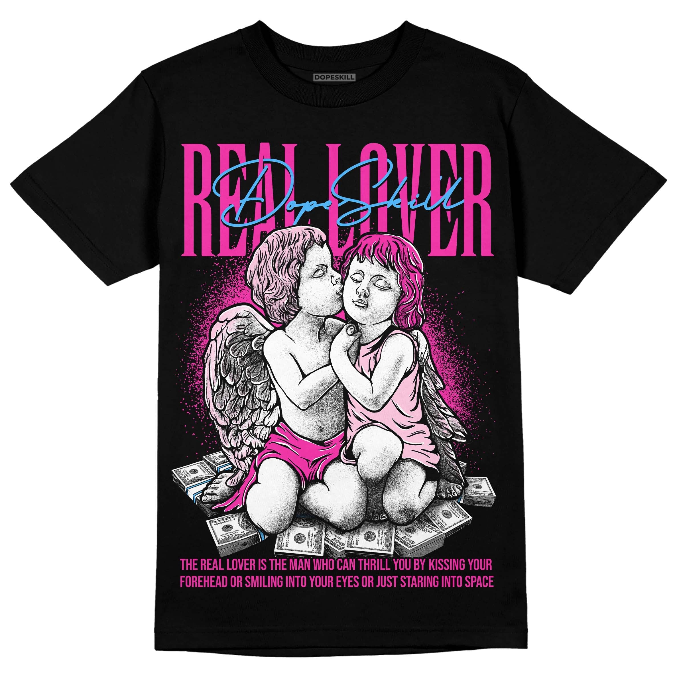 Pink Collection superstreetwear T-Shirt Real Lover Graphic