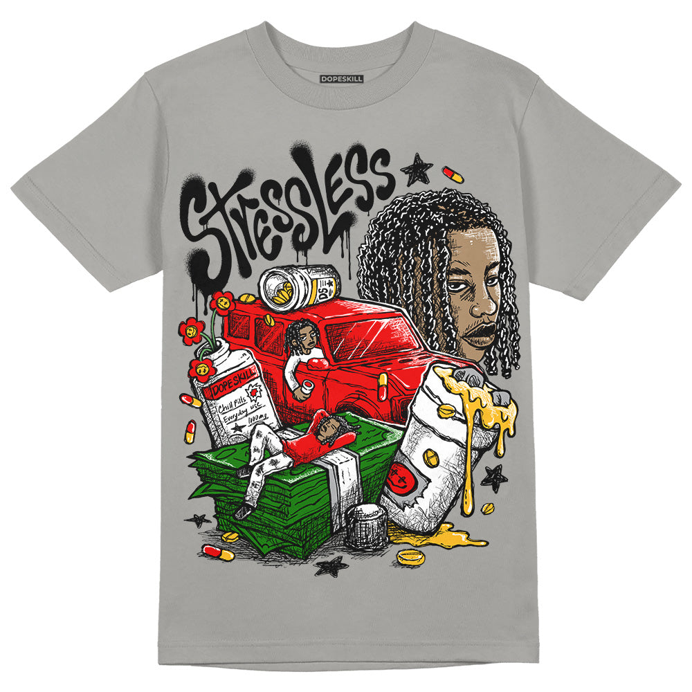 Wet Cement 4s superstreetwear Grey T-shirt Stressless Graphic