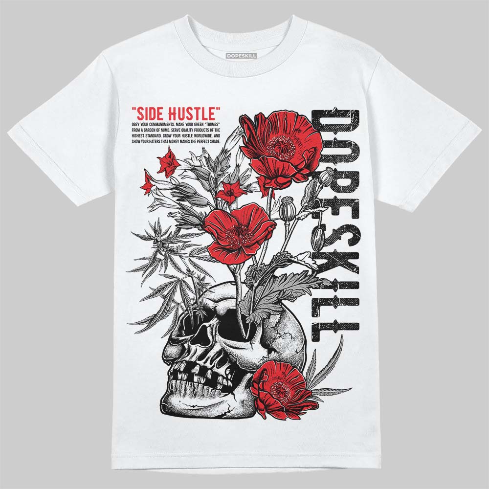 White Thunder 4s superstreetwear T-Shirt Side Hustle Graphic
