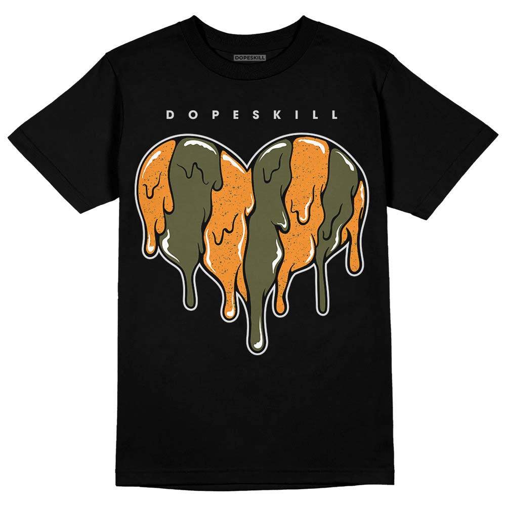 Olive 5s superstreetwear T-Shirt Slime Drip Heart Graphic