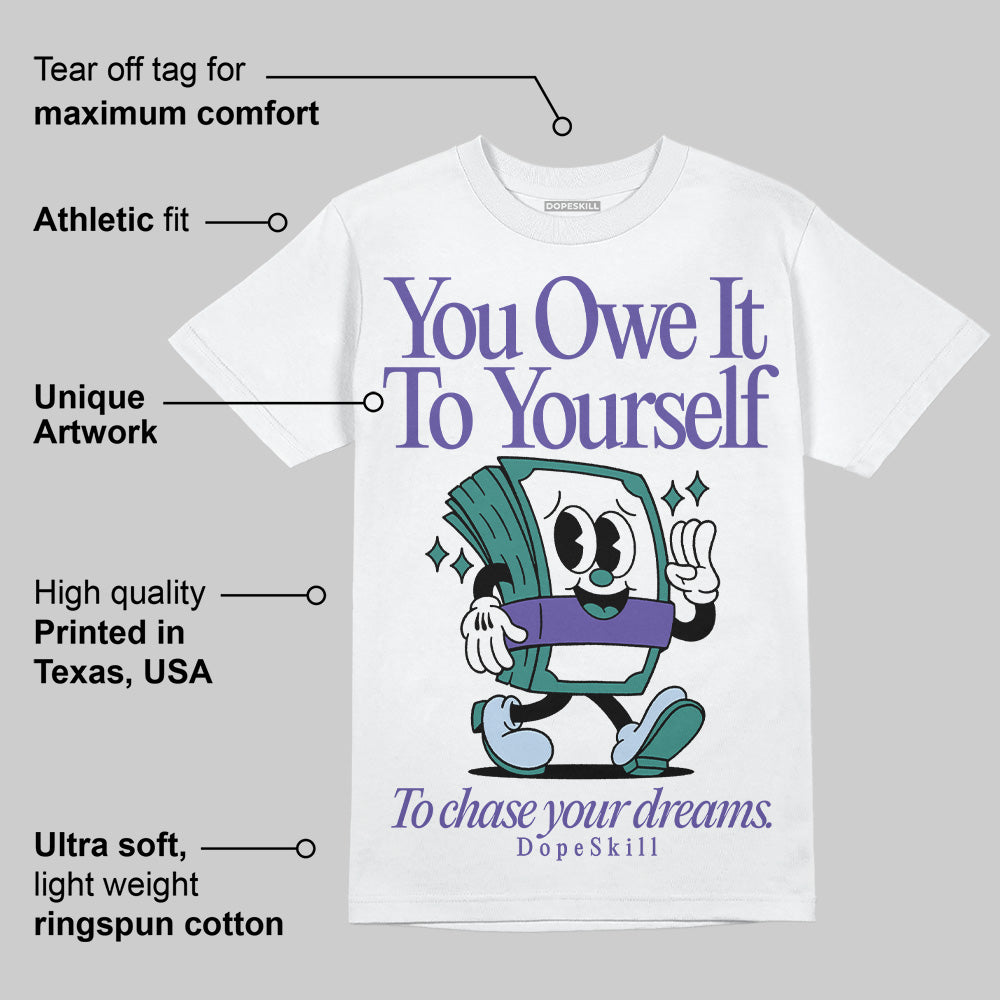 Grape 5s superstreetwear T-Shirt Owe It To Yourself Graphic