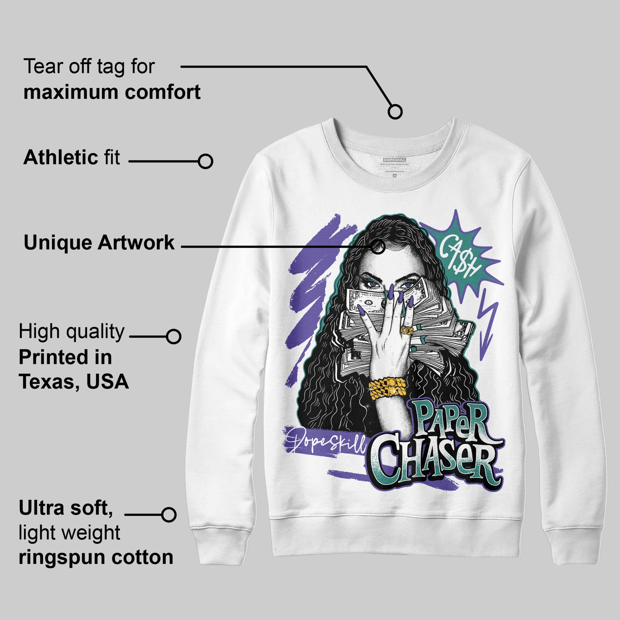 Grape 5s superstreetwear Sweatshirt NPC Graphic
