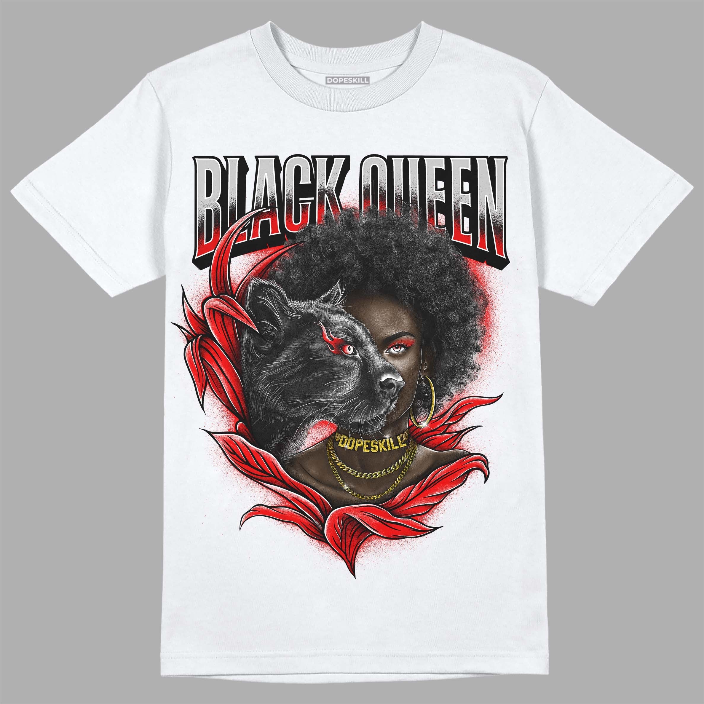 Cherry 12s superstreetwear T-Shirt New Black Queen Graphic