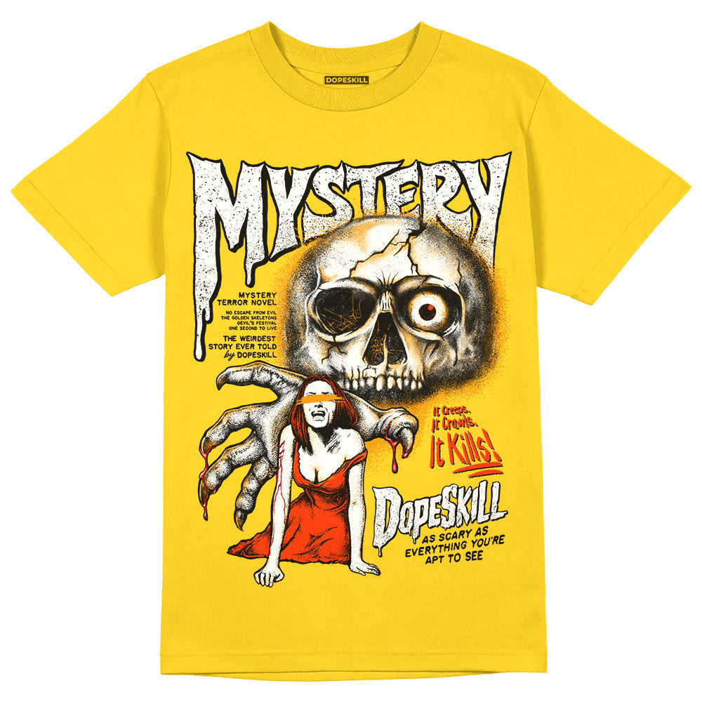 Yellow Ochre 6s superstreetwear Yellow T-shirt Mystery Ghostly Grasp Graphic