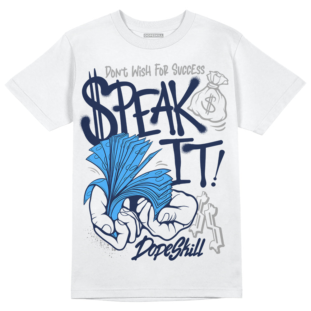 AJ Spizike White Obsidian superstreetwear T-Shirt Speak It Graphic