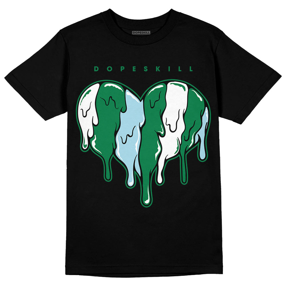 Lucky Green 5s superstreetwear T-Shirt Slime Drip Heart Graphic