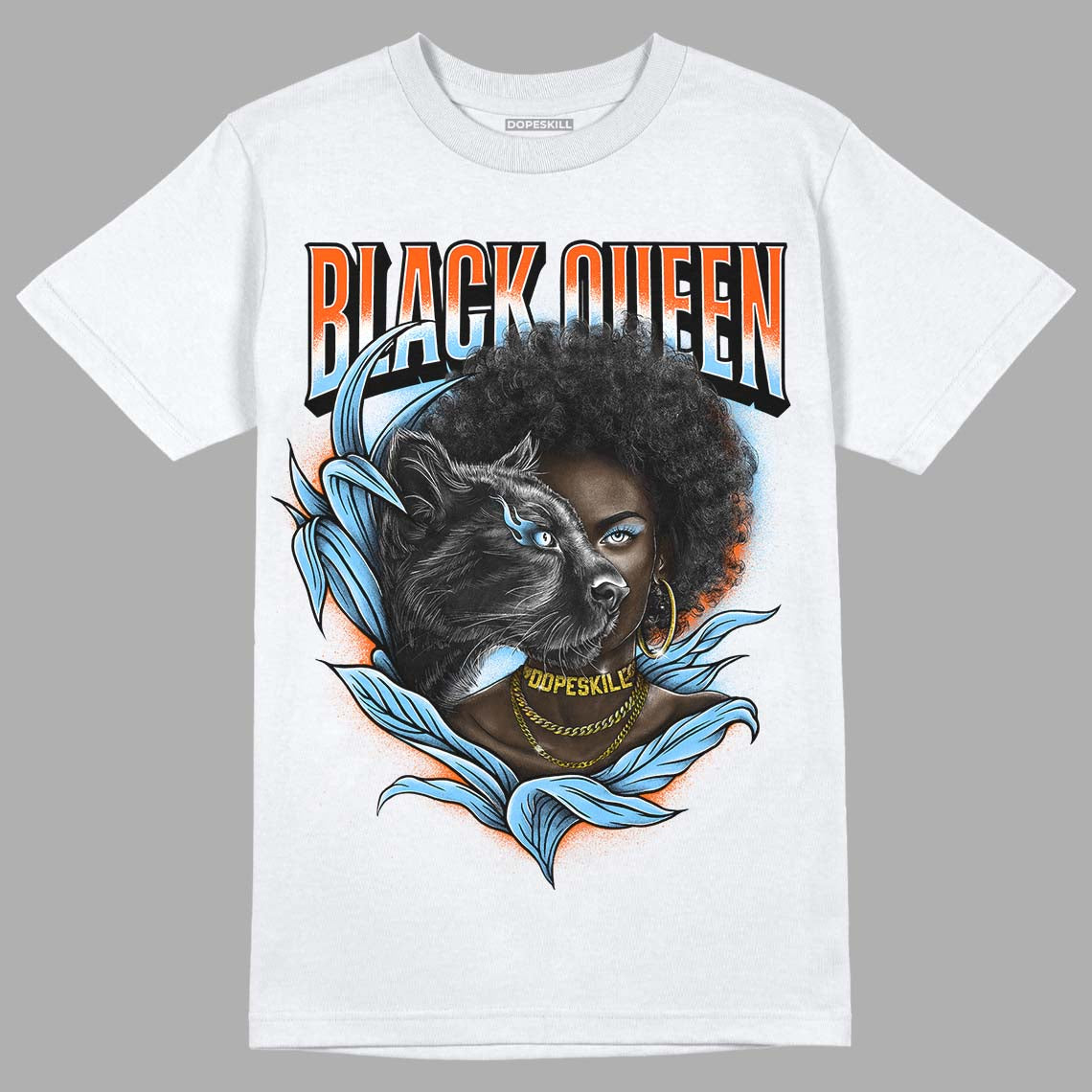 Dunk Low Futura University Blue superstreetwear T-Shirt New Black Queen Graphic