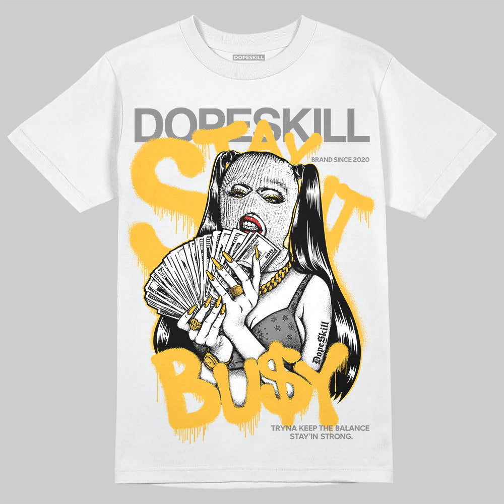 9060 Varsity Gold superstreetwear T-Shirt Stay It Busy Graphic