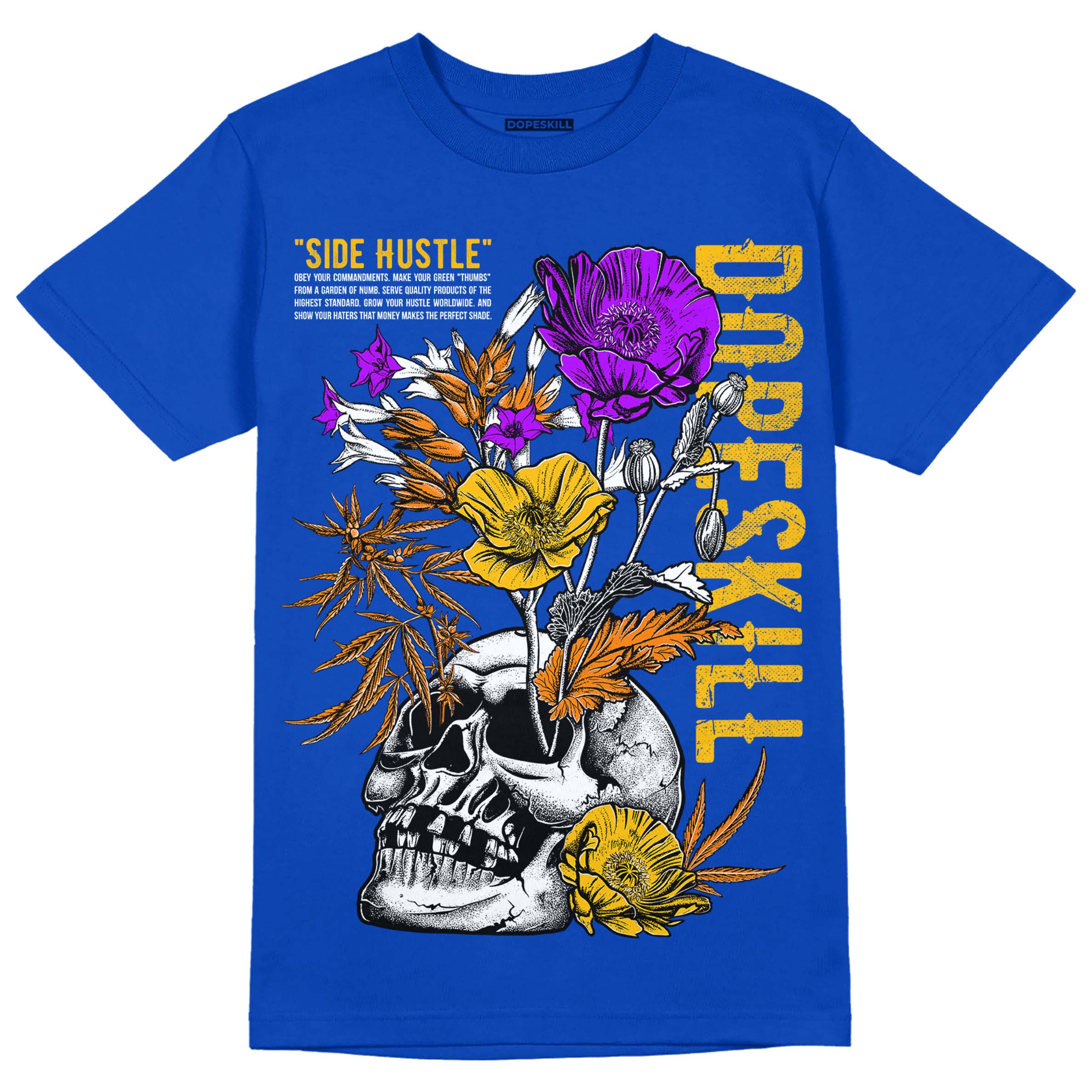 Royal Blue Collection superstreetwear Royal Blue T-shirt Side Hustle Graphic