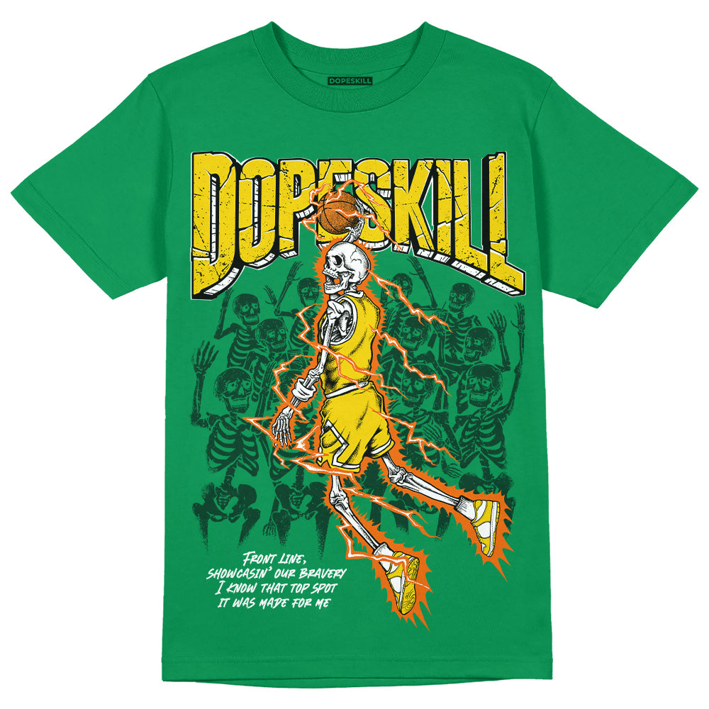 Green Collection superstreetwear Green T-shirt Thunder Dunk Graphic