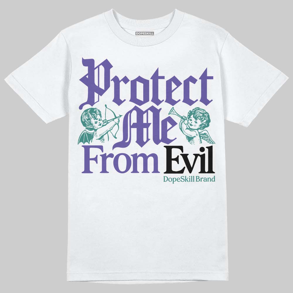 Grape 5s superstreetwear T-Shirt Protect Me From Evil Graphic