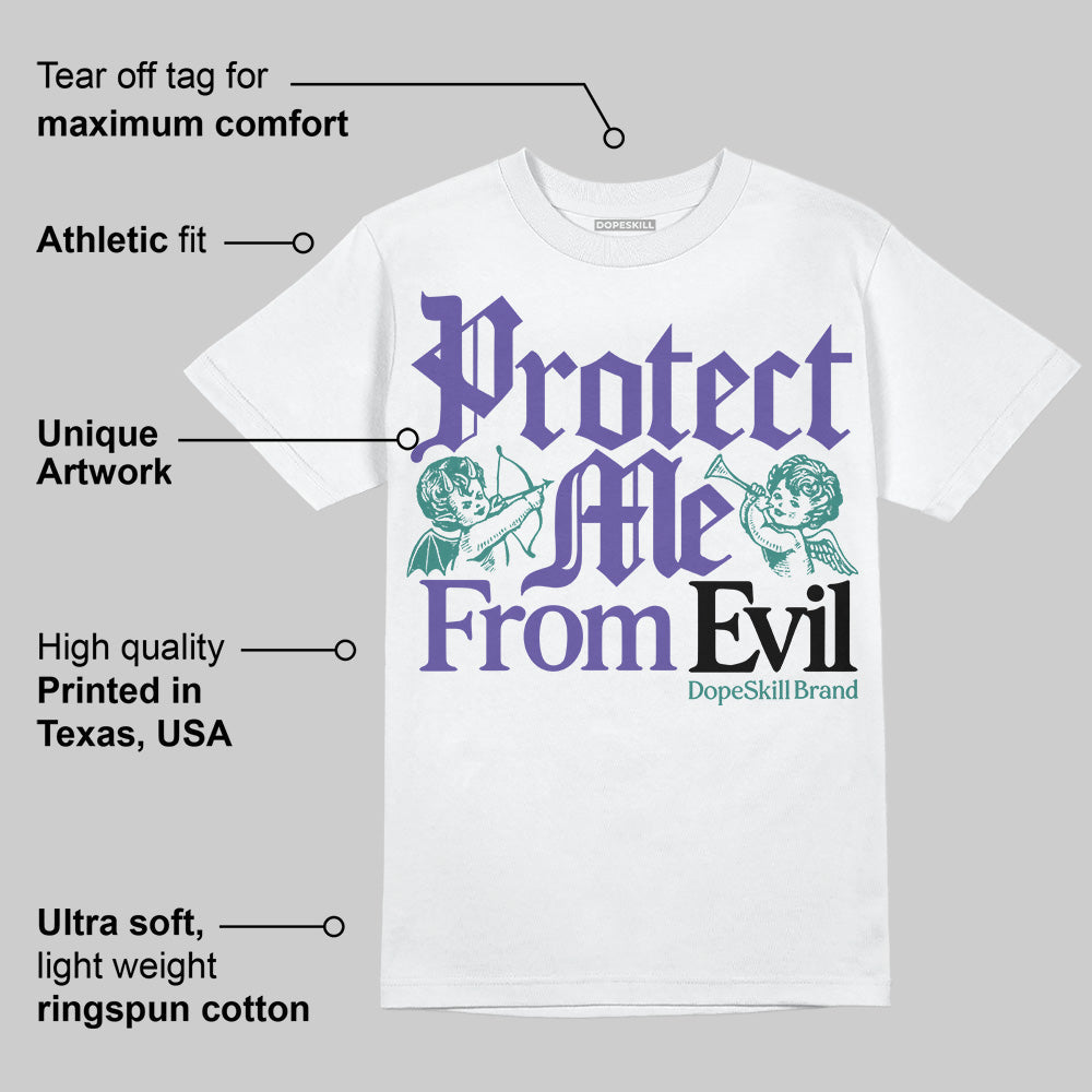 Grape 5s superstreetwear T-Shirt Protect Me From Evil Graphic