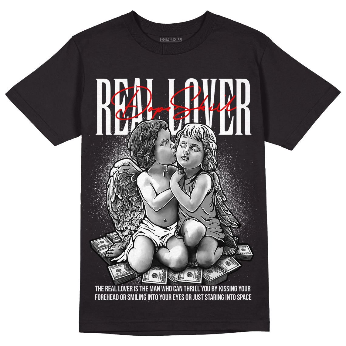 85 Black White 1s superstreetwear T-Shirt Real Lover Graphic