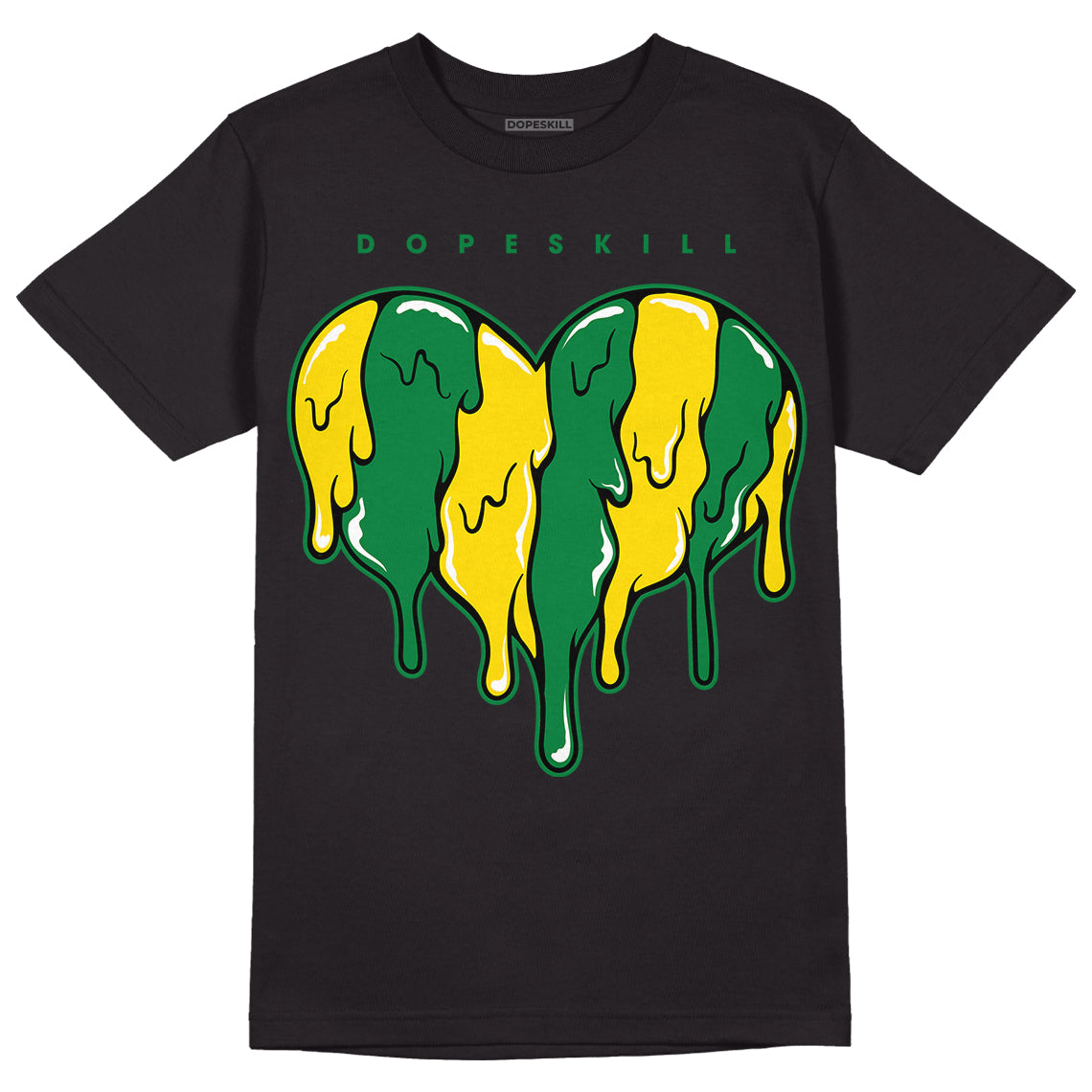 Dunk Low Reverse Brazil superstreetwear T-Shirt Slime Drip Heart Graphic